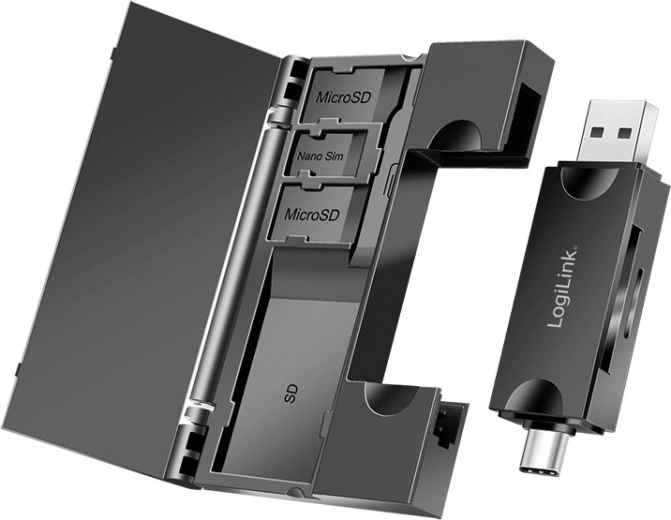 Αναγνώστης καρτών USB 3.2 Gen 1 με υποδοχές SD και microSD
