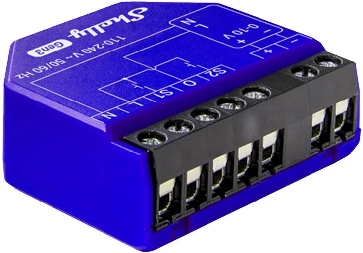 Shelly Pro Dimmer 0/1-10V PM ελεγκτής φωτισμού