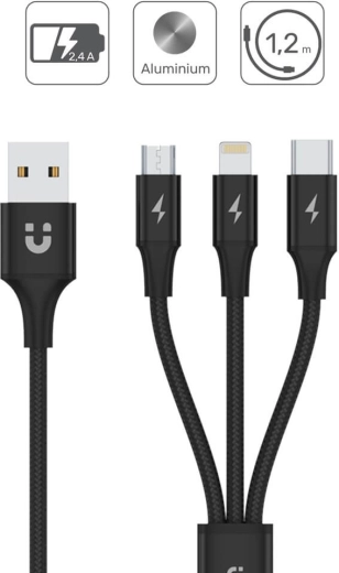 Γρήγορη και ασφαλής φόρτιση 12 W / 2,4 A