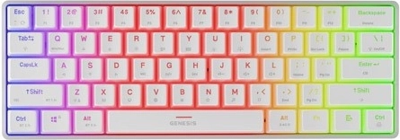 Genesis Thor 660 g2 ασύρματο μηχανικό πληκτρολόγιο US RGB λευκό