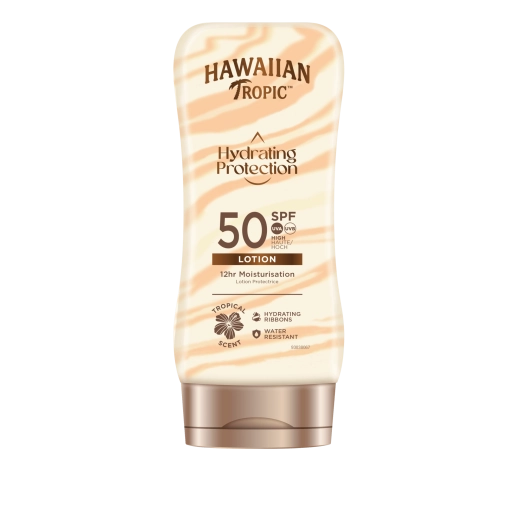 Hawaiian Tropic ενυδατικό αντηλιακό γαλάκτωμα SPF 50 180 ml