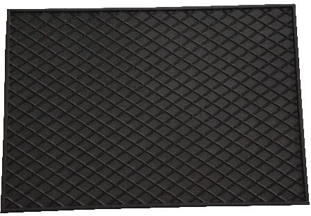 Λαστιχένιο χαλάκι 40 × 50 cm – μεγάλο, μαύρο