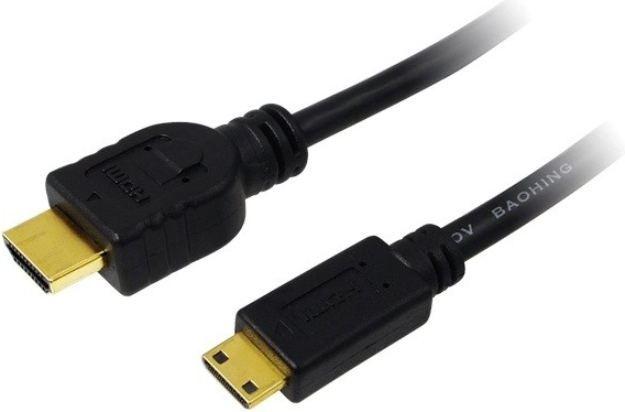 Καλώδιο HDMI - Mini HDMI 1,5 m, επιχρυσωμένο
