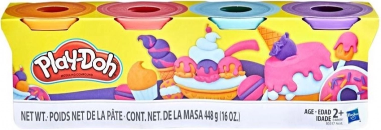 Play-Doh πλαστελίνη, σετ 4 κυπέλλων 448 g – Γλυκό