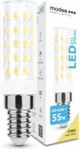 Λάμπα LED Modee Special Ceramic 6,5 W E14, 680 lm, θερμό λευκό
