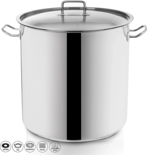 Ανοξείδωτη κατσαρόλα STOCK 50 l με καπάκι