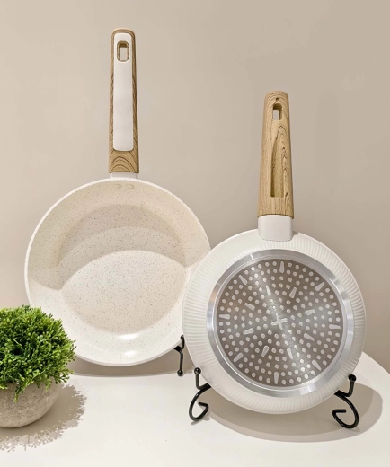 Τηγάνι Kitchisimo Bianco 28 cm με αντικολλητική κεραμική επίστρωση