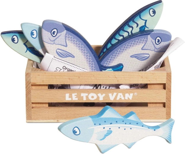 Ξύλινα ψάρια σε τελάρο Le Toy Van