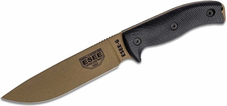 Σταθερό μαχαίρι ESEE Model 6 16,5 cm, λαβή G10, θήκη