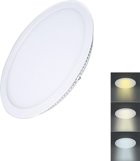Solight LED μίνι πάνελ CCT για ψευδοροφή στρογγυλό 6 W