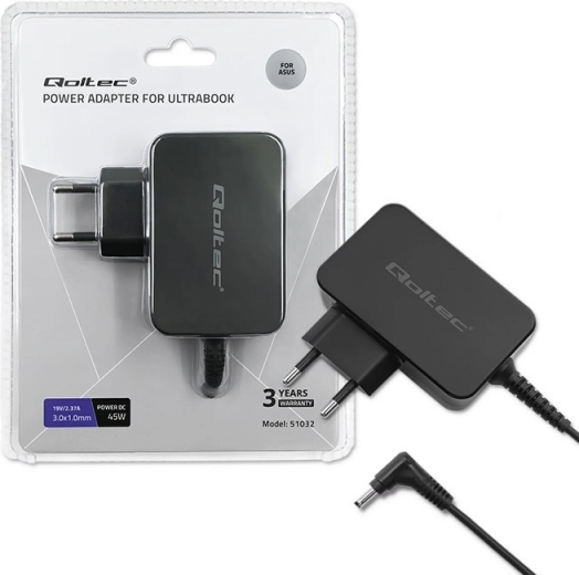 Φορτιστής Qoltec για φορητούς υπολογιστές Asus 45W