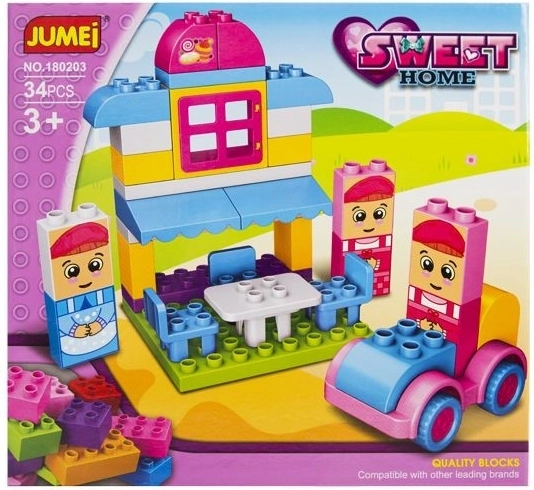 Κύβοι Jumei Sweet home Ζαχαροπλαστείο 34 τεμ. 28 × 26 cm - 1 τεμάχιο