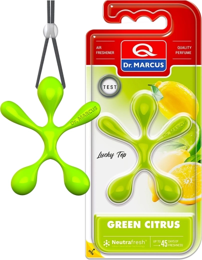 Dr. Marcus Lucky Top Green Citrus αποσμητικό χώρου αυτοκινήτου