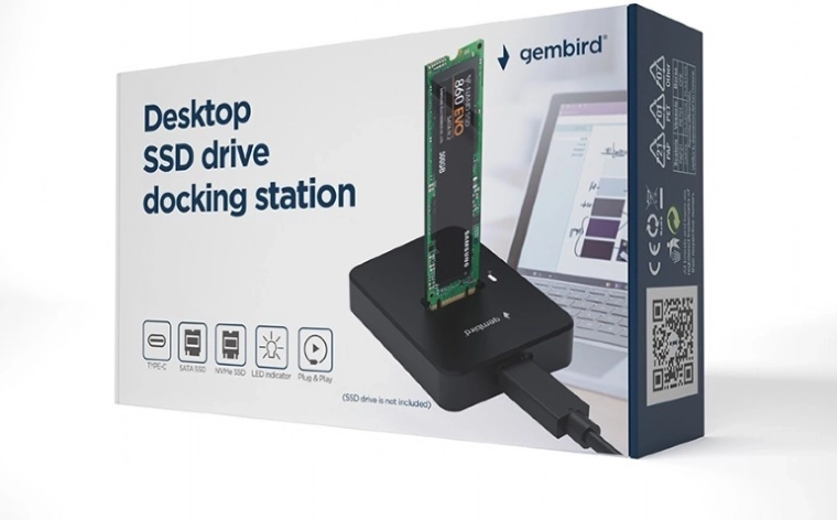 Βάση docking για δίσκους M.2 SATA και NVME USB-C