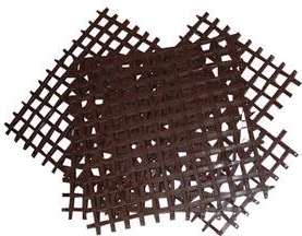 Συναρμολογούμενο πατάκι 25 × 25 cm, πλαστικό, μπεζ (4 τεμ.)