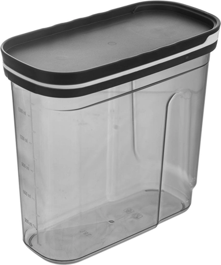 Δοχείο για ξηρά τρόφιμα με δοσομετρητή GREY 1,8 l