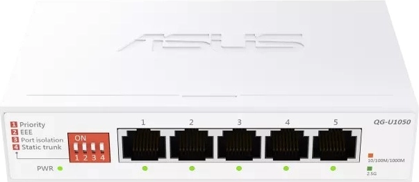 Μη διαχειριζόμενος μεταγωγέας δικτύου 2.5G 5 θυρών QG-U1050