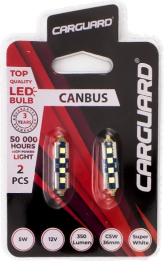 LED λάμπα CAN136 τύπου festoon 36 mm C5W 5 W 350 lm Can-bus SMD - 1 τεμάχιο