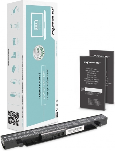 Μπαταρία Movano A41-X550A για Asus X550, A450, F450 και K550, 2200 mAh