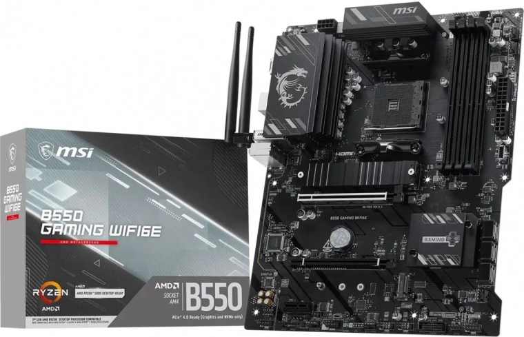 MSI μητρική πλακέτα B550 Gaming WiFi 6E (ATX)