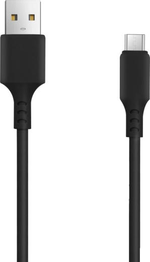 Καλώδιο Setty USB–microUSB 1 m, 2 A, μαύρο