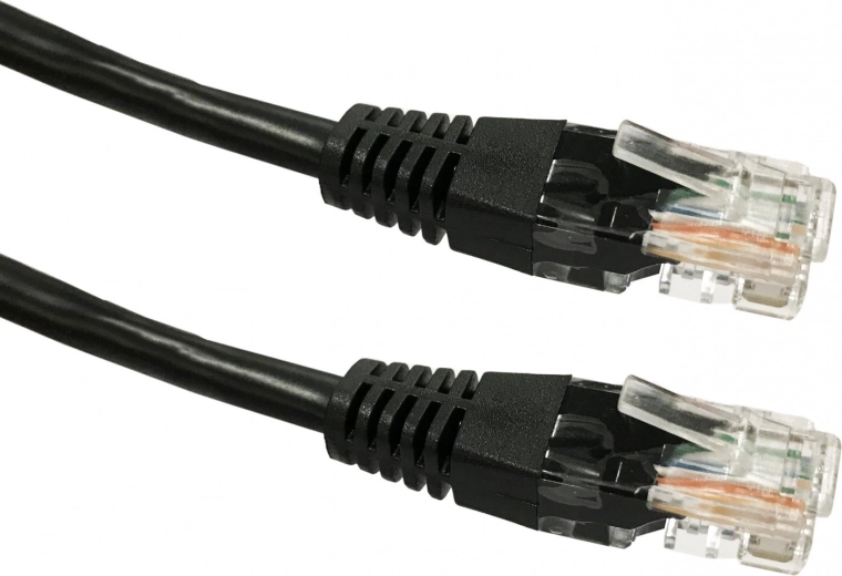 Δικτυακό patch καλώδιο CAT5e RJ45 UTP 2 m μαύρο TB