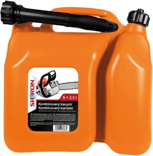 Διπλό δοχείο καυσίμου KOMBI 6 l + 2,5 l για λάδι