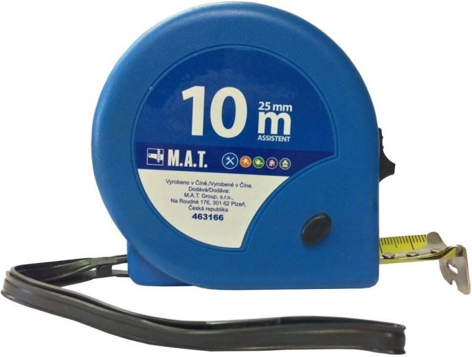 Μετροταινία 10 m × 25 mm ASSISTENT