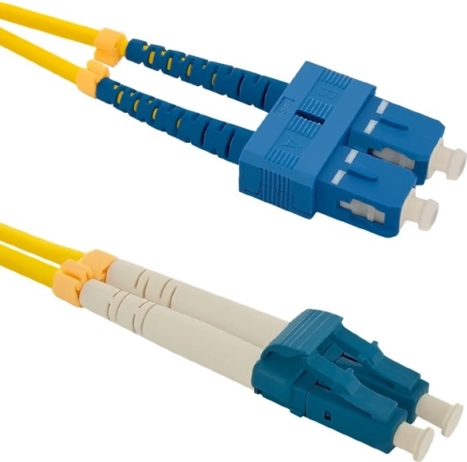 Οπτικό patchcord SC/UPC–LC/UPC, μονότροπο 9/125, G.652D, 1 m