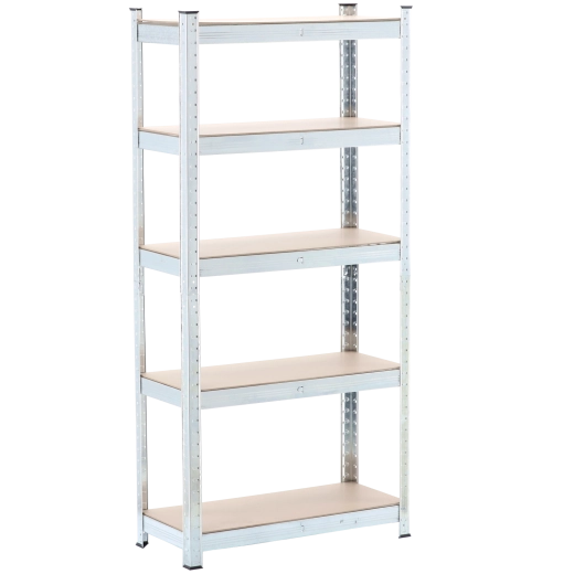 Ραφιέρα 5 ραφιών 150 × 70 × 30 cm με αντοχή 150 kg ανά ράφι