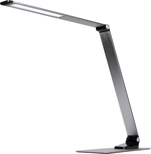 Ρυθμιζόμενο (dimmable) επιτραπέζιο φωτιστικό LED Solight 11 W με ρύθμιση θερμοκρασίας χρώματος, ασημί