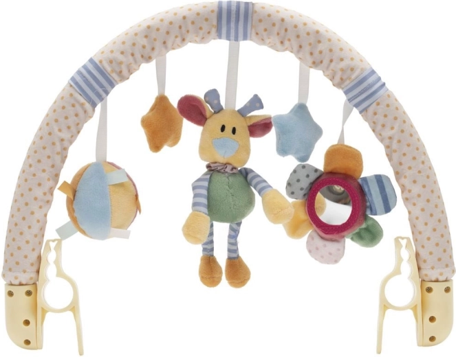 Παιχνίδι για καρότσι BABY MIX – λουλουδάκια, αρκουδάκι και αστεράκια