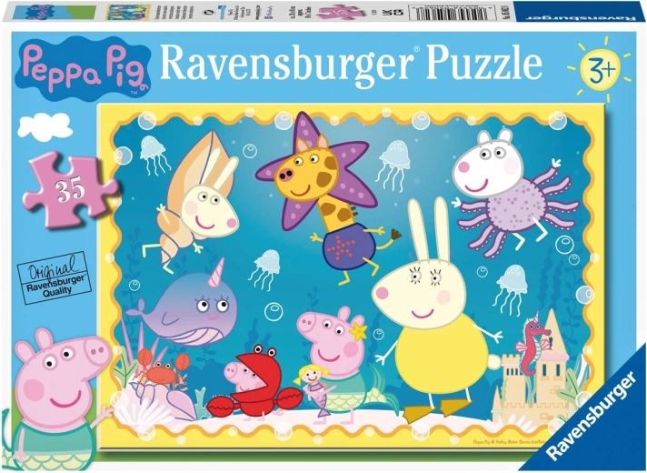 Παζλ Ravensburger Peppa Pig: Υποβρύχιος κόσμος 35 κομμάτια