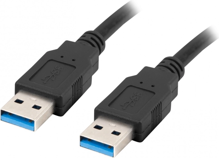 Καλώδιο USB USB-A (αρσενικό/αρσενικό) 3.0 0,5 m μαύρο