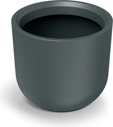 Γλάστρα Molta Round High 60 cm – γραφίτης