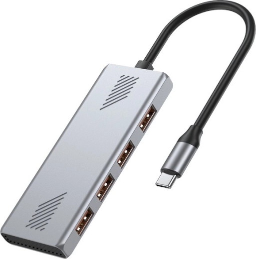 USB-C hub 3.2 Gen 2 με 4 θύρες USB‑A, 10 Gb/s
