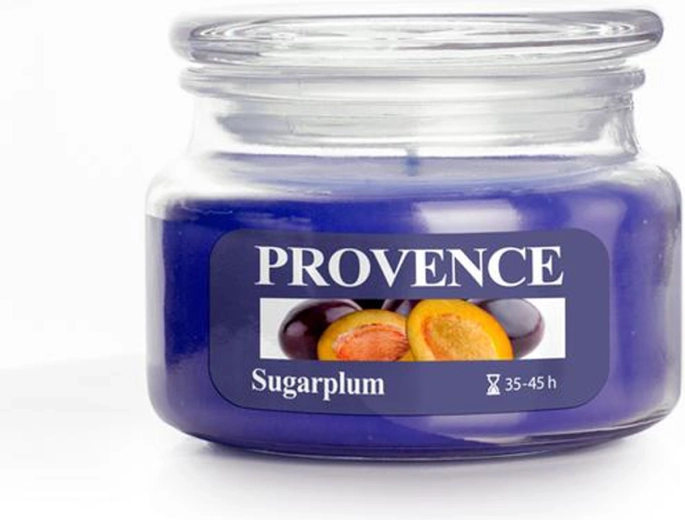 Αρωματικό κερί σε γυάλινο δοχείο PROVENCE δαμάσκηνο 45 ώρες
