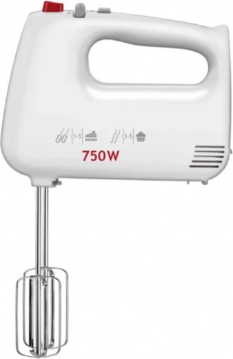 Χειροκίνητο μίξερ λευκό 750W