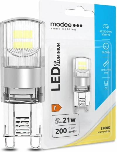 Λάμπα LED G9 Modee 1,9 W θερμό λευκό
