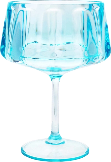 Πλαστικό ποτήρι για μαργαρίτα Toro 440 ml, διάφανο μπλε