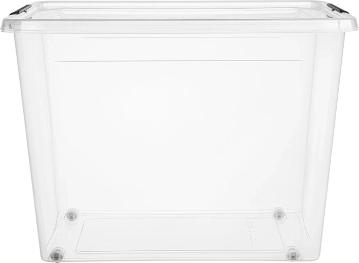 SimpleStore κουτί αποθήκευσης με καπάκι και ροδάκια 80 l