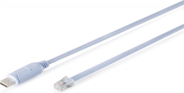 Προσαρμογέας κονσόλας με καλώδιο USB‑A σε RJ45 με chipset FTDI (FT232RNL), ανοιχτό μπλε, 1,8 m
