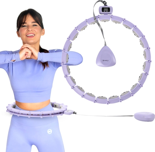 Ρυθμιζόμενο μασάζ hula hoop με LCD μετρητή