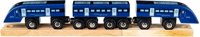 Bigjigs Rail μπλε τρένο υψηλής ταχύτητας