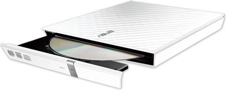Εξωτερικός DVD εγγραφέας ASUS SDRW-08D2S-U Lite Slim USB λευκός