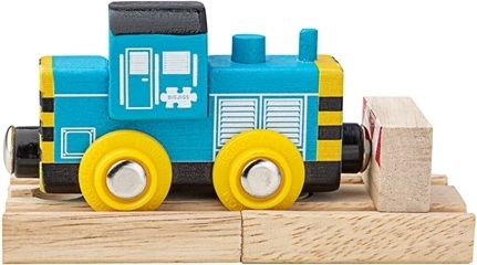 Bigjigs Rail ξύλινη πετρελαιοκίνητη μηχανή ελιγμών κλάσης 7