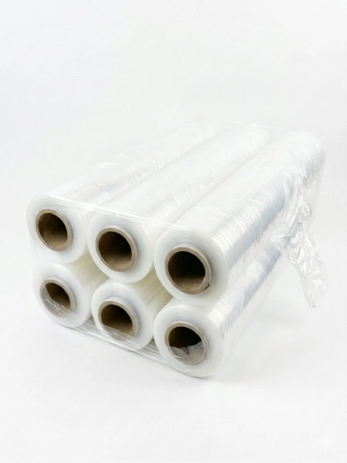 Διαφανής μεμβράνη stretch 23 microns, 6× ρολά 1,5 kg