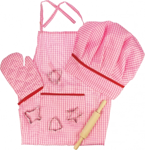 Bigjigs Toys ροζ παιδικό σετ μαγειρικής