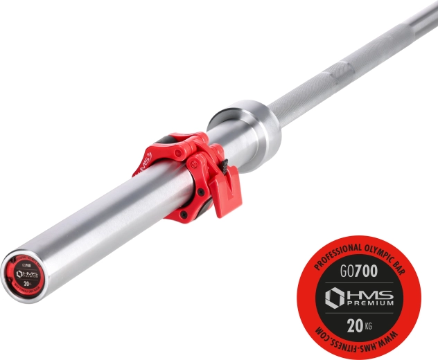 Ολυμπιακή μπάρα HMS Premium GO700 220 cm, διάμετρος 50 mm