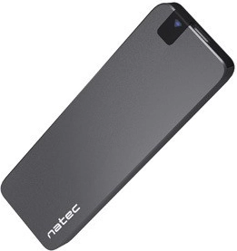 Εξωτερικό αλουμινένιο κουτί για SSD M.2 NVMe NATEC rhino με USB‑C 3.2 gen 2 (10 Gb/s)